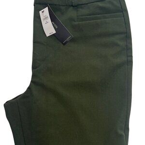 Banana Republic High-Rise Sloan  Pants Womens Size10 Petite Army Green NWT 90$